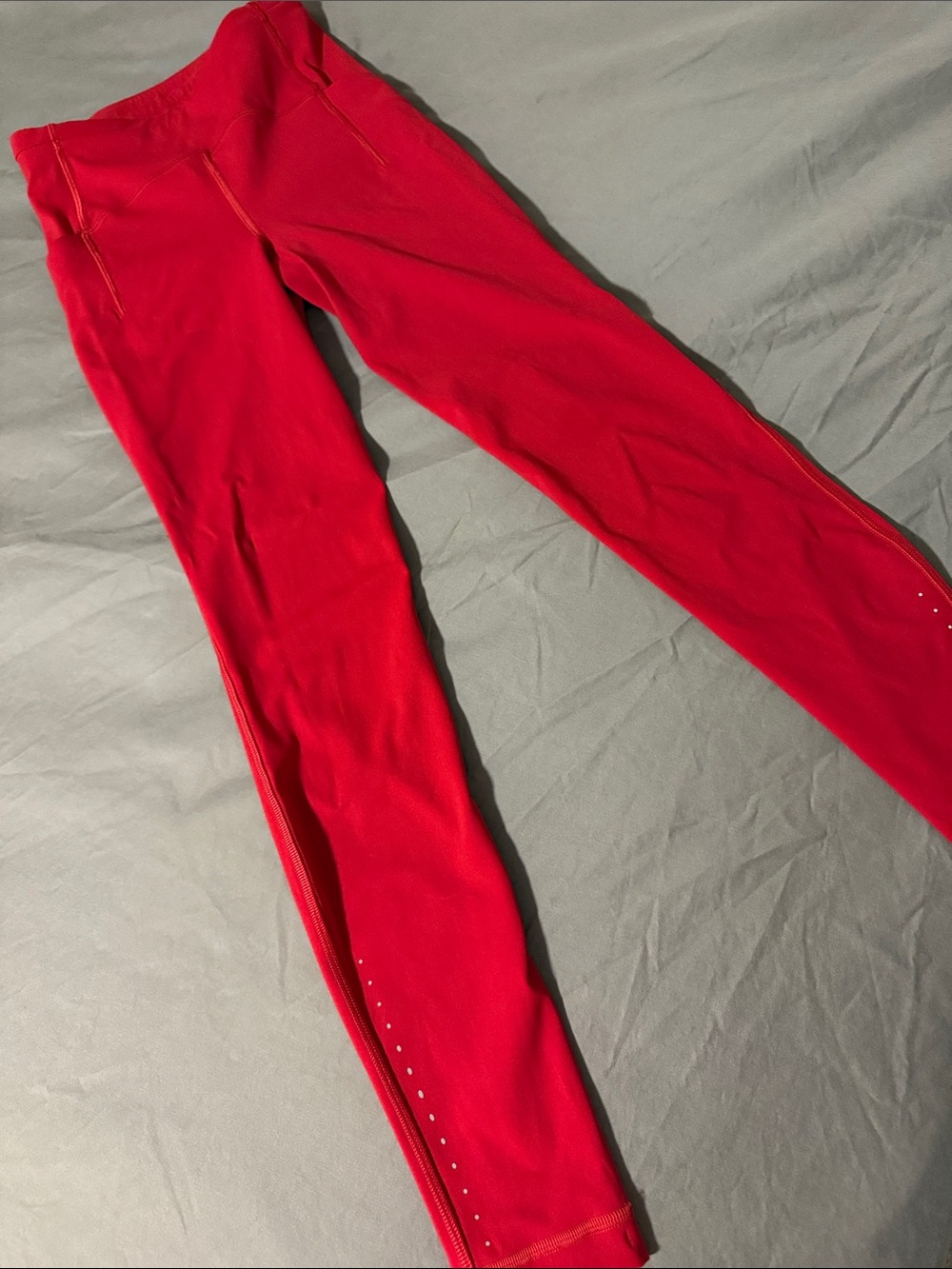 Bright Red Lululemon Leggings
